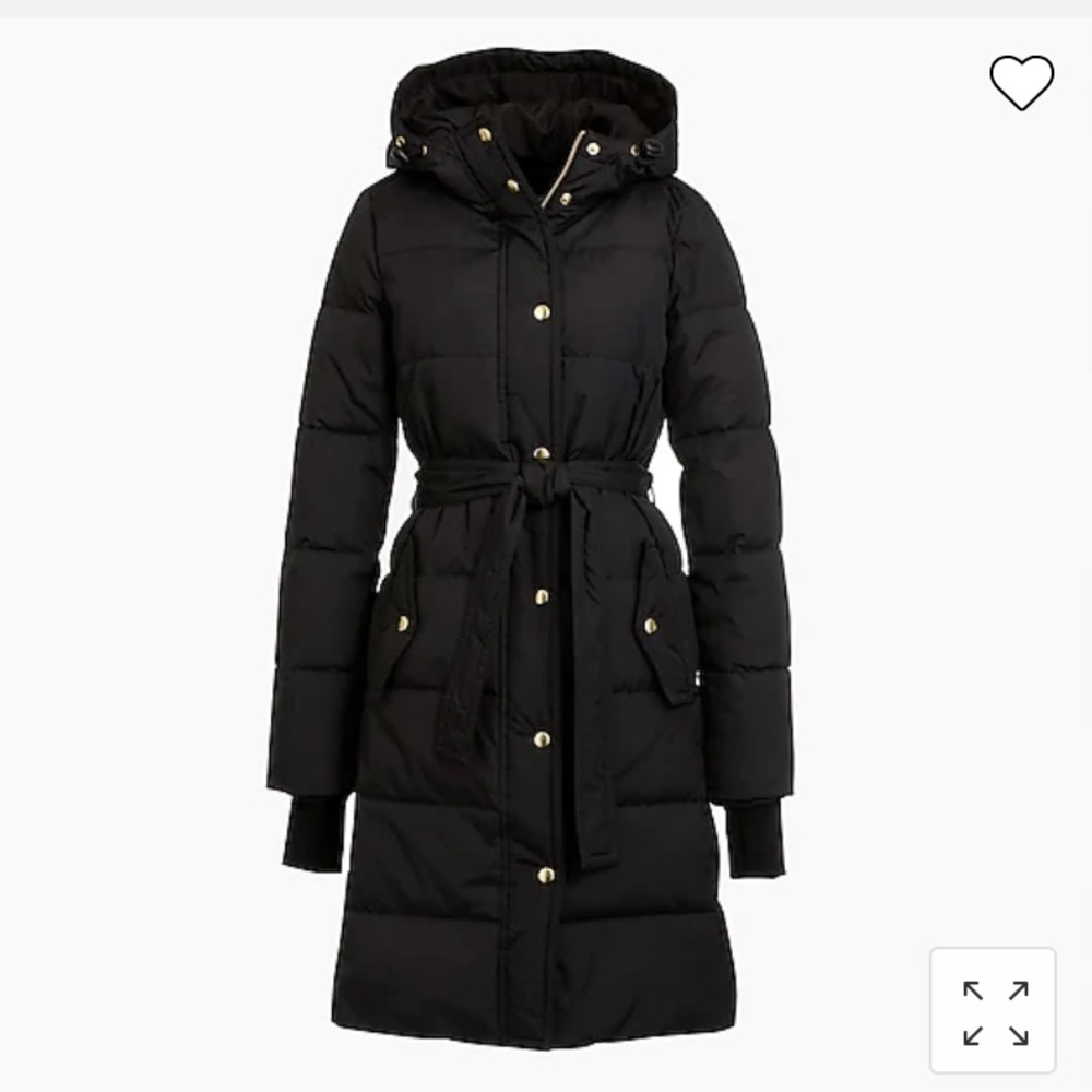JCrew Factory Long Puffer Coat